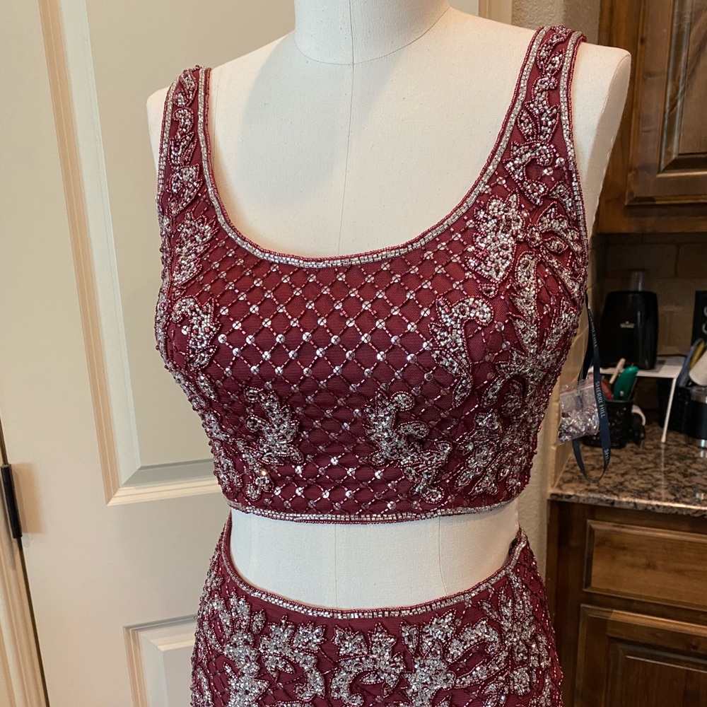 Sherri Hill prom dress, size 4, two piece, tried on only/never worn
